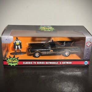 Jada Toys Classic TV Series Batmobile with Batman Figure - Black